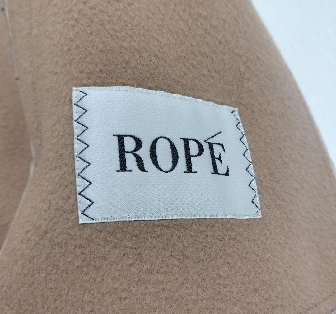 ROPE　ダブルフェイス　ベルテッドコート　リバーコート　38　M　キャメル