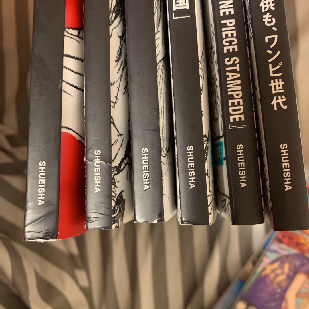 ワンピースマガジン1、4～8 イラスト集3冊