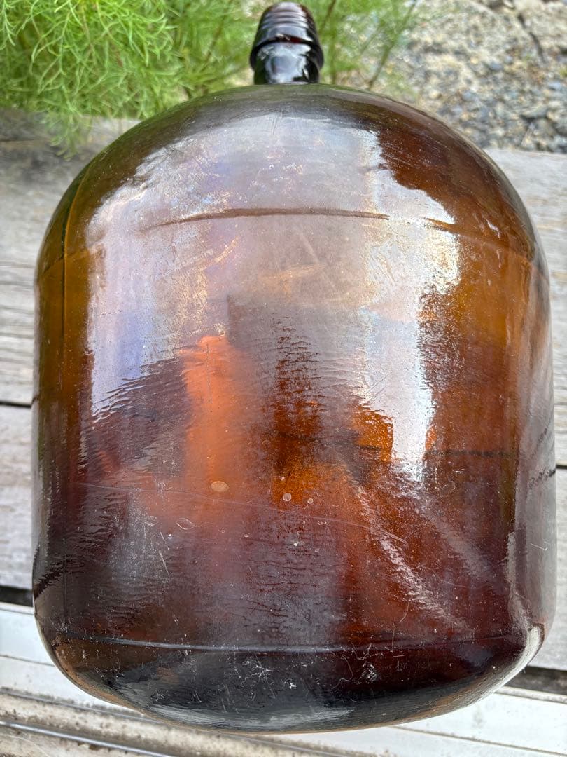 【お値下げ】デミジョンボトル　茶色　アンティーク