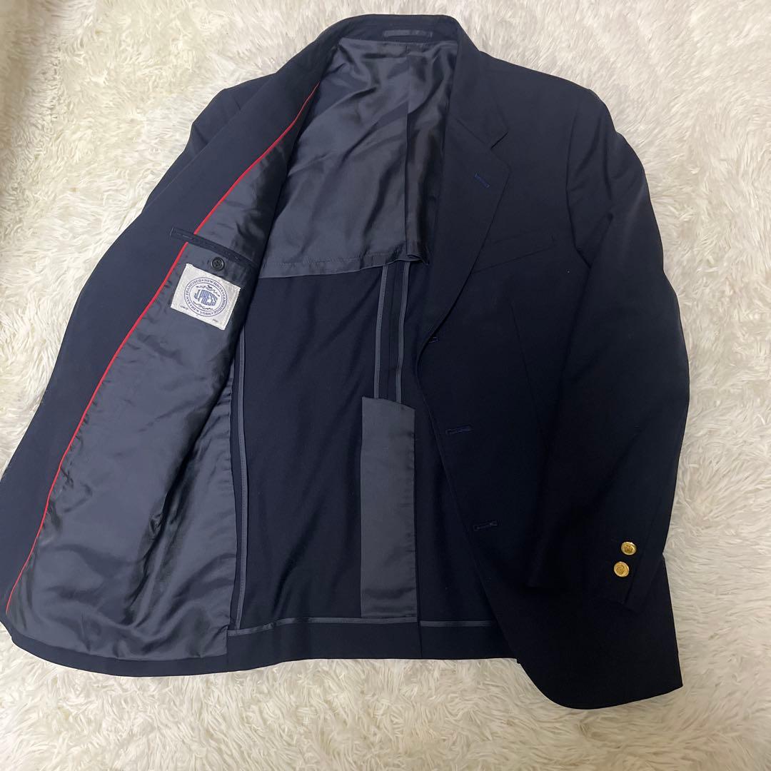 【極美品】J.PRESS 金ボタン 紺ブレザー テーラードジャケット 紺