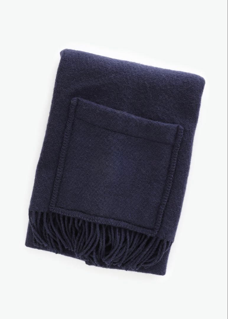 新品 LAPUAN KANKURIT ポケットショール midnightblue