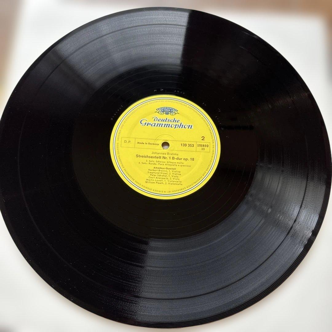 ブラームス: 弦楽六重奏曲1番Op.18/アマデウスSQほか1973年ドイツ盤
