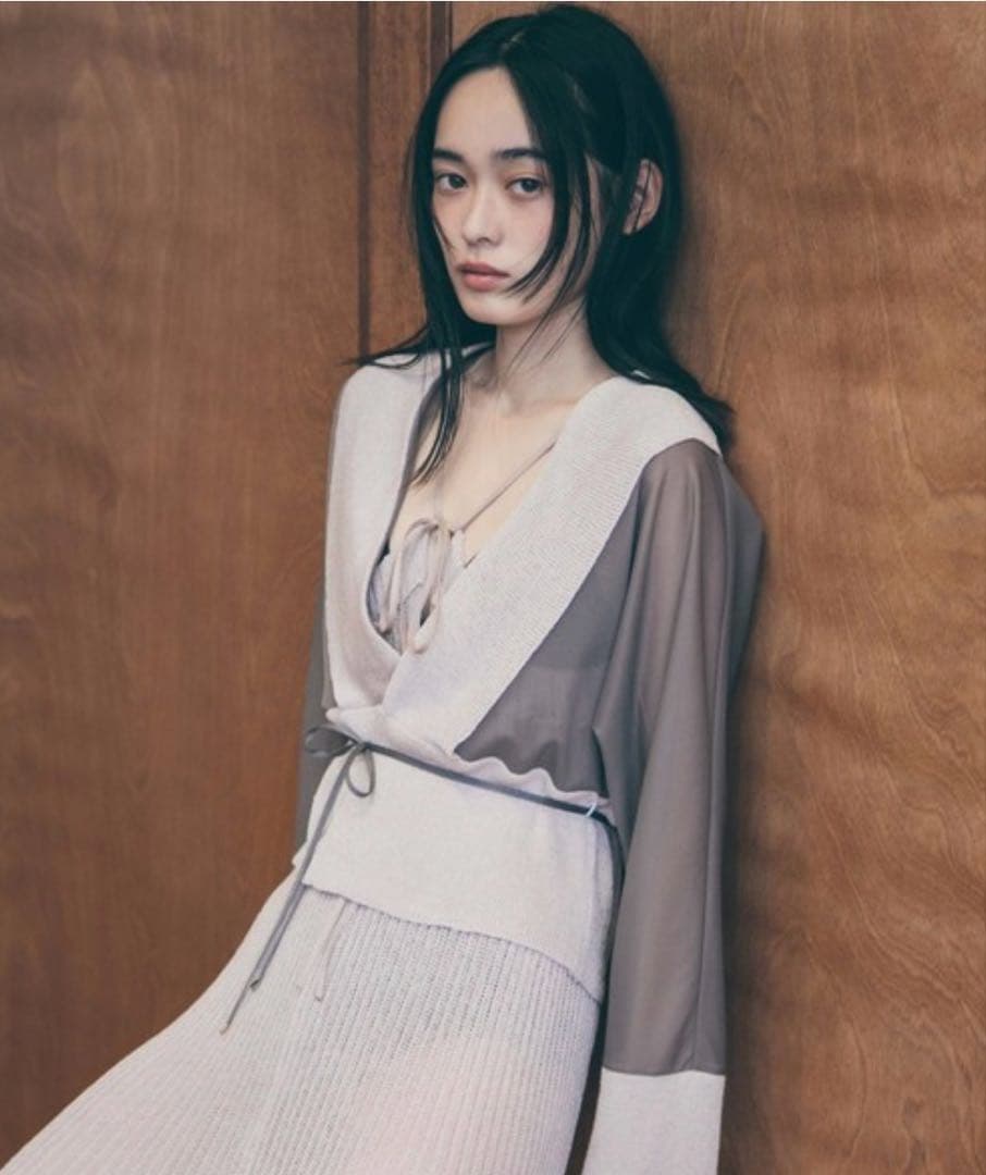 トップス YUKI SHIMANE Airy Cardigan - PINK