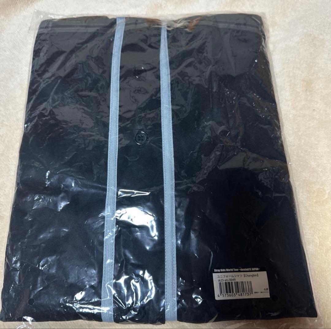 【新品・未使用】straykidsユニホームシャツ チャンビン