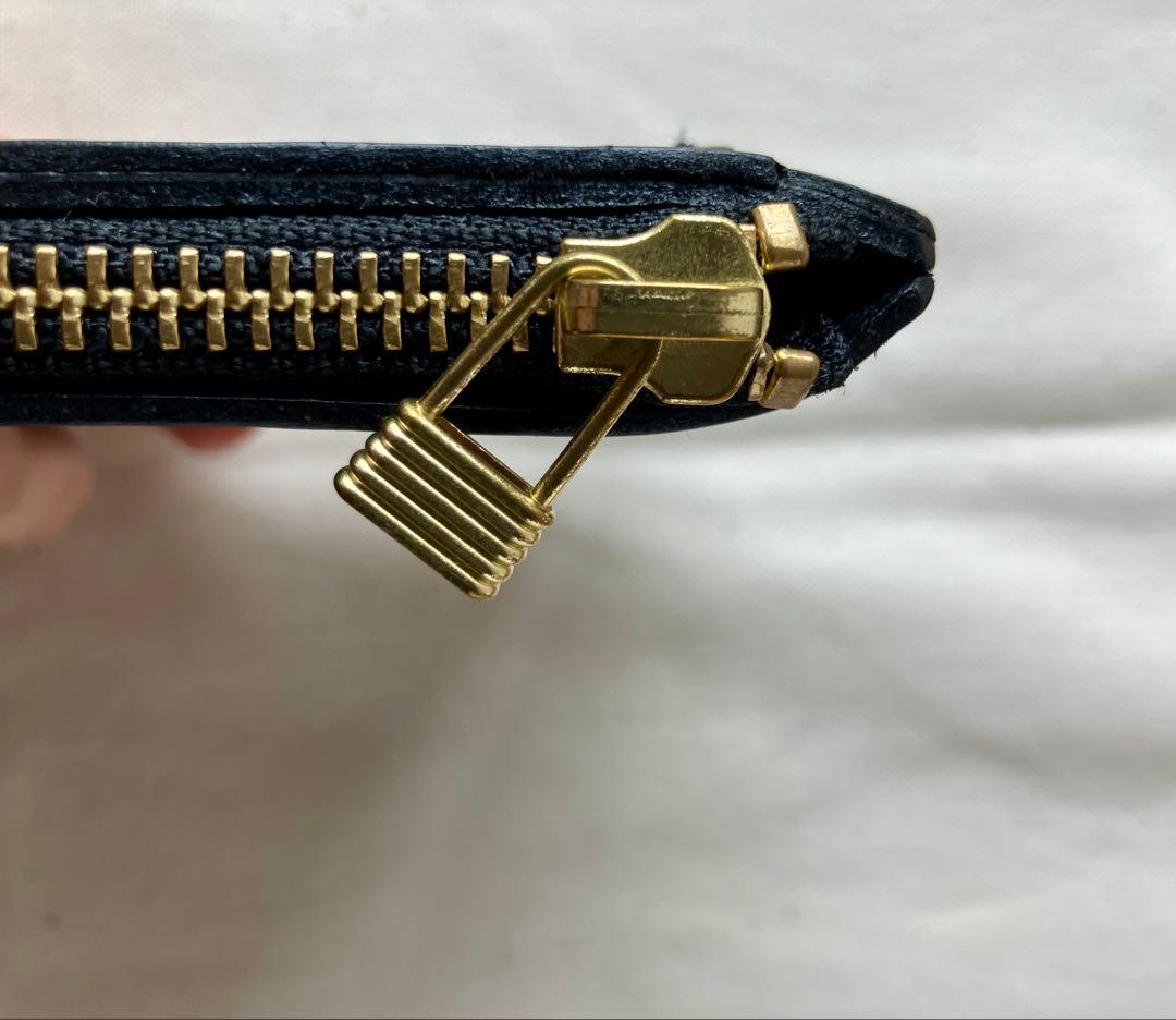 LONA Box mini wallet italy イタリーホックblack