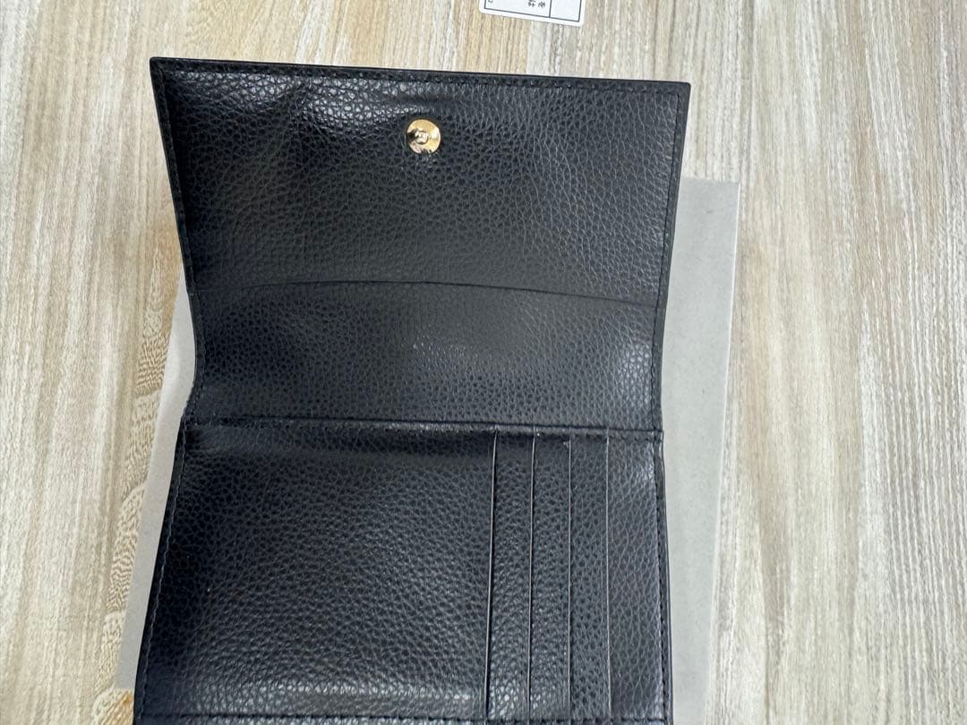 【新品】ヴィヴィアン・ウエストウッド　三つ折り財布 黒