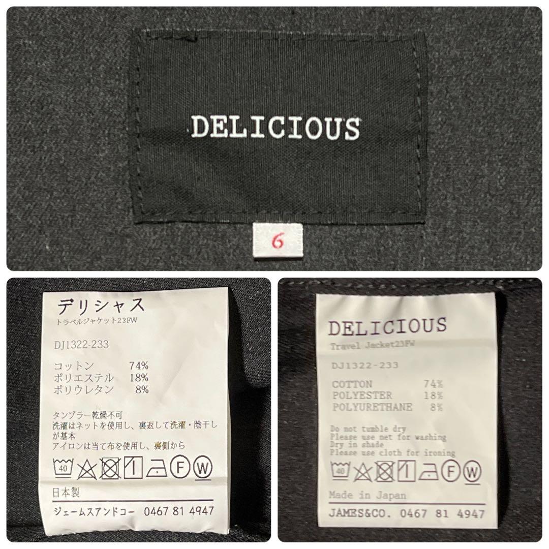 XL DELICIOUS デリシャス トラベル テーラードジャケット グレー 春