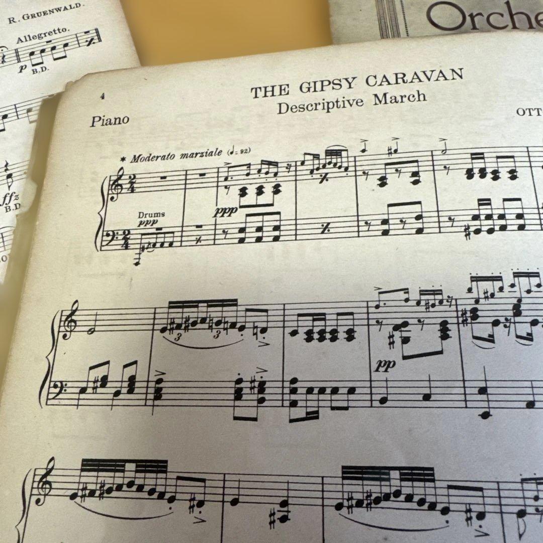 希少novelty orchestra folio 新管弦楽楽譜集　1917年版