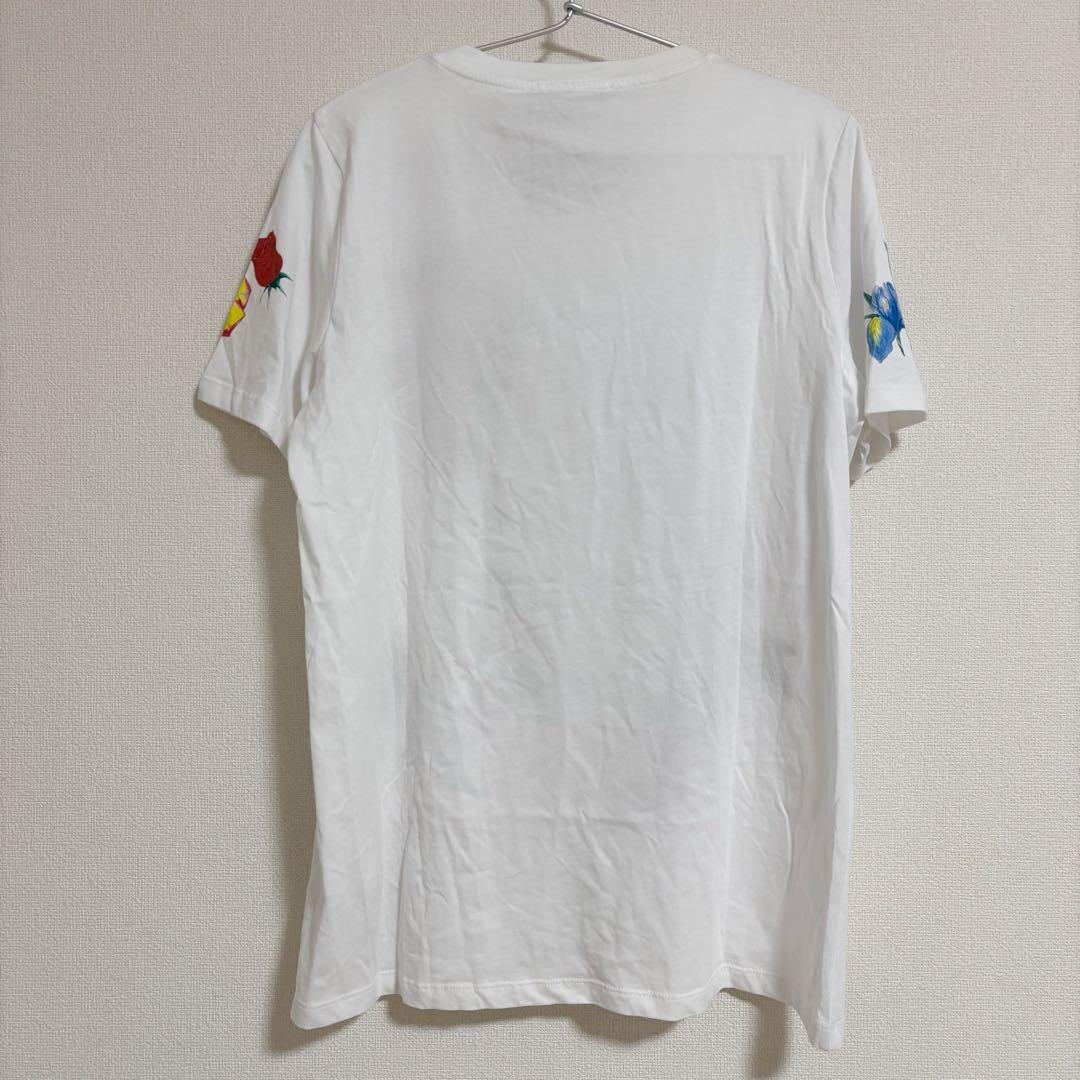 新品　Blumarine 花柄 ホワイト Tシャツ 半袖　サイズ44
