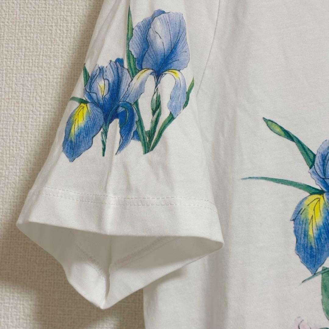 新品　Blumarine 花柄 ホワイト Tシャツ 半袖　サイズ44