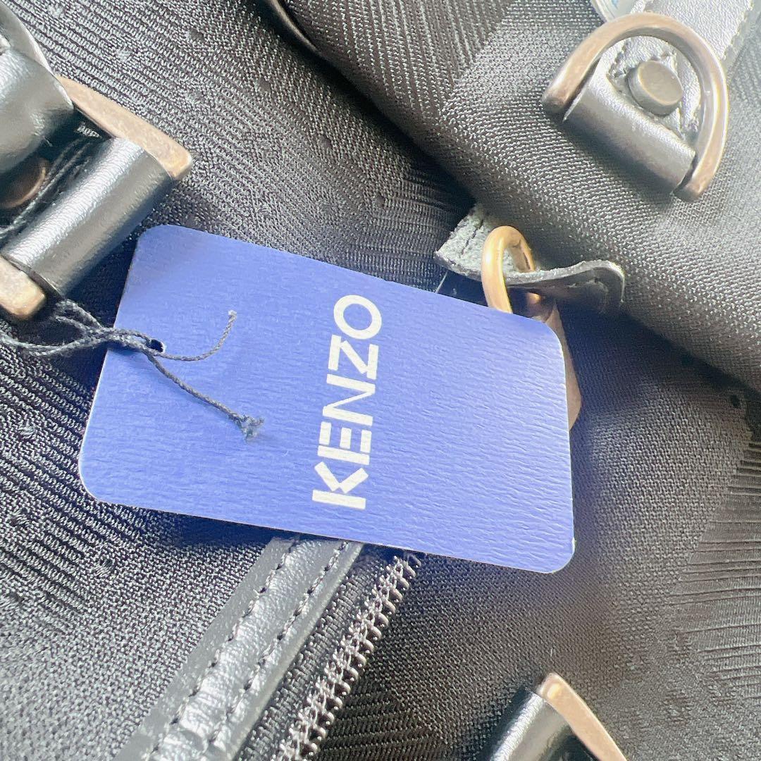 KENZO ボストン 2way ショルダー 大容量 黒 ナイロン 新品未使用