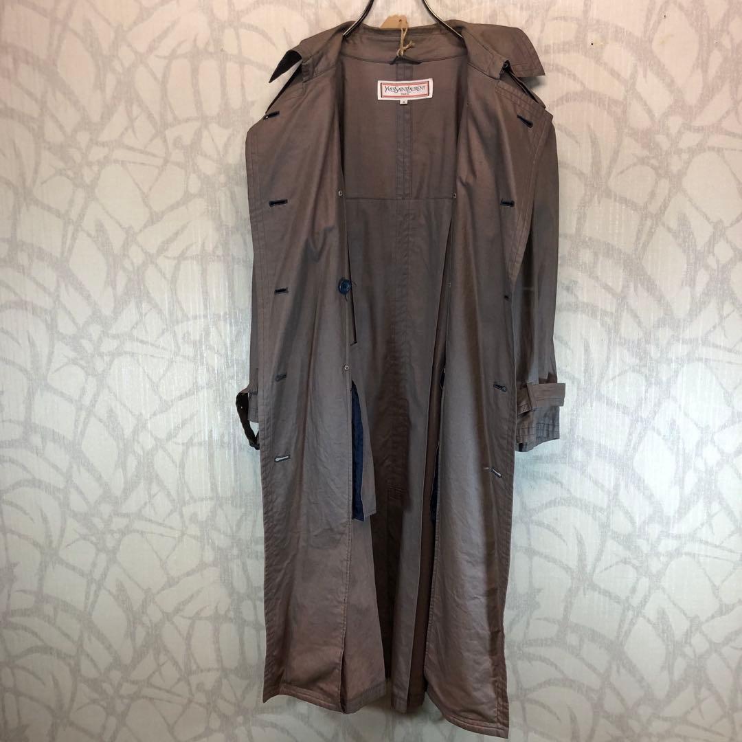 イヴサンローラン　Yves Saint Laurent 90s トレンチコートR
