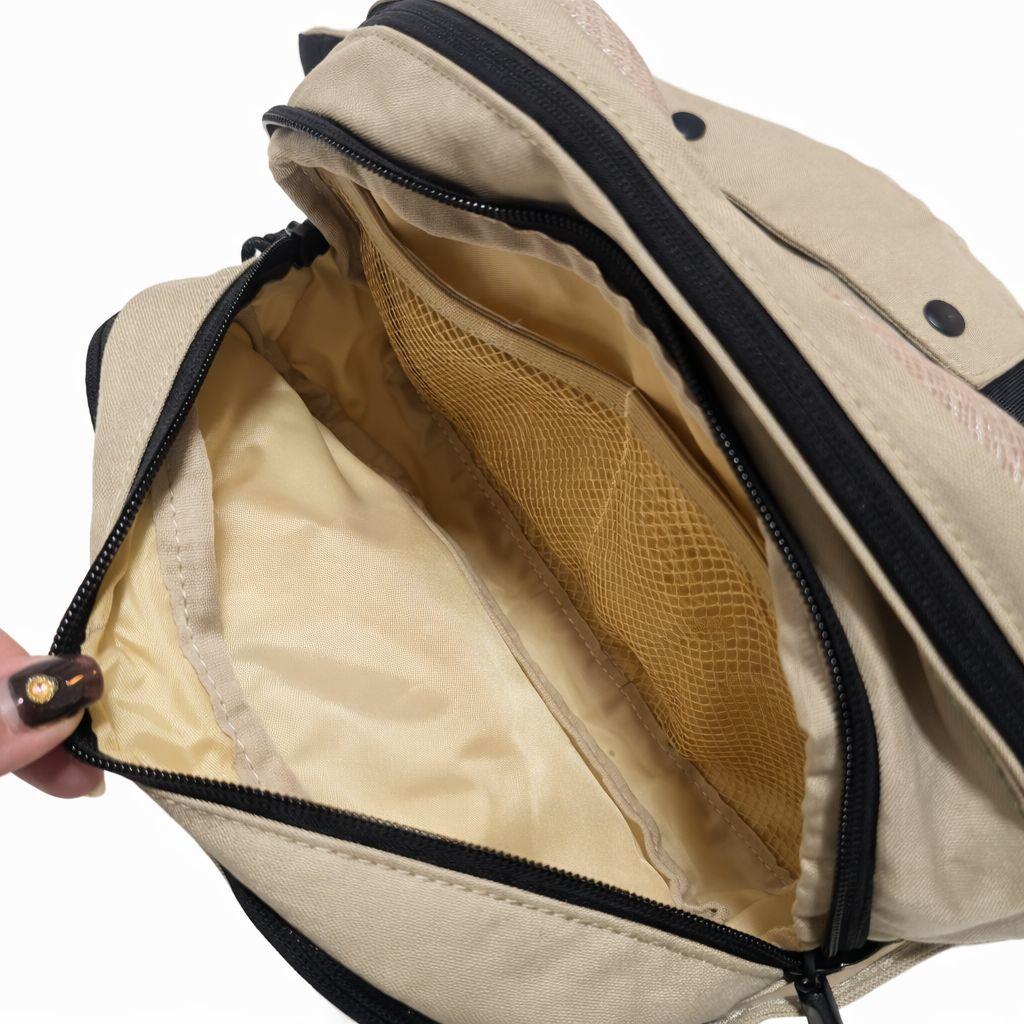 hugoo ヒップシート 美品 ベージュカラー バッグ本体のみ