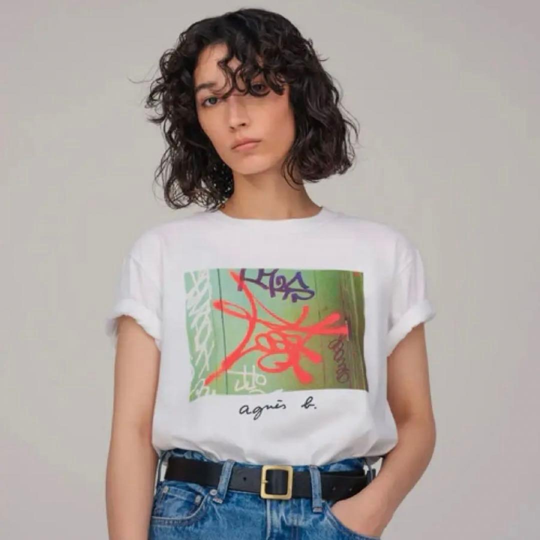 トップス agnes b. pour ADAM ET ROPE' PHOTO TEE