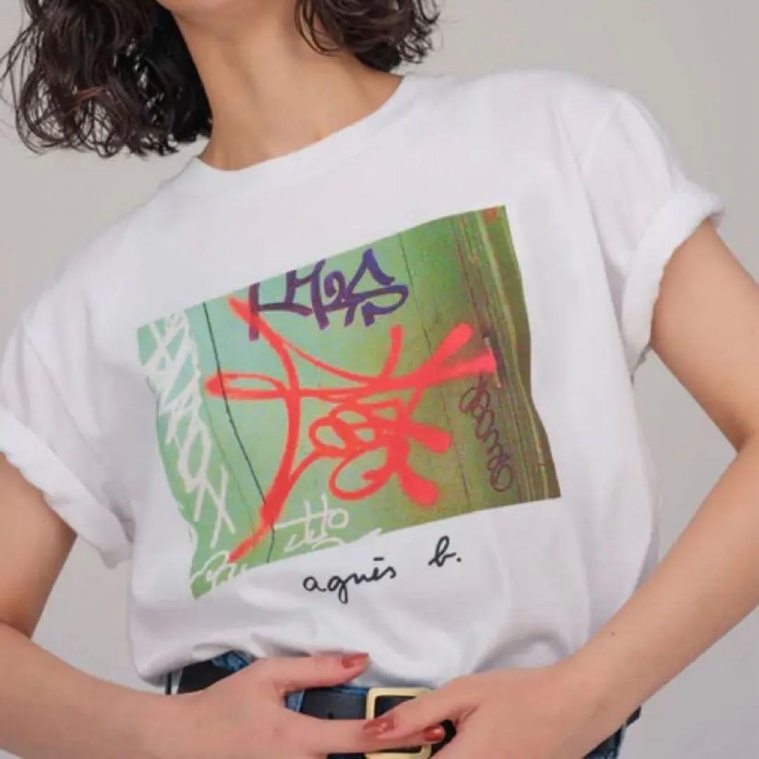 トップス agnes b. pour ADAM ET ROPE' PHOTO TEE