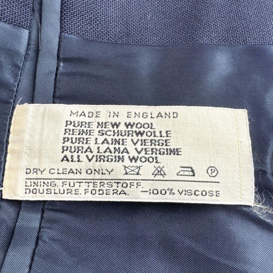 Burberrys 紺ブレ 金ボタンホースロゴ ジャケット 英国 ヴィンテージ