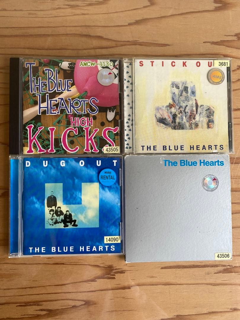 ブルーハーツ　CD全8アルバム　レンタル落ち