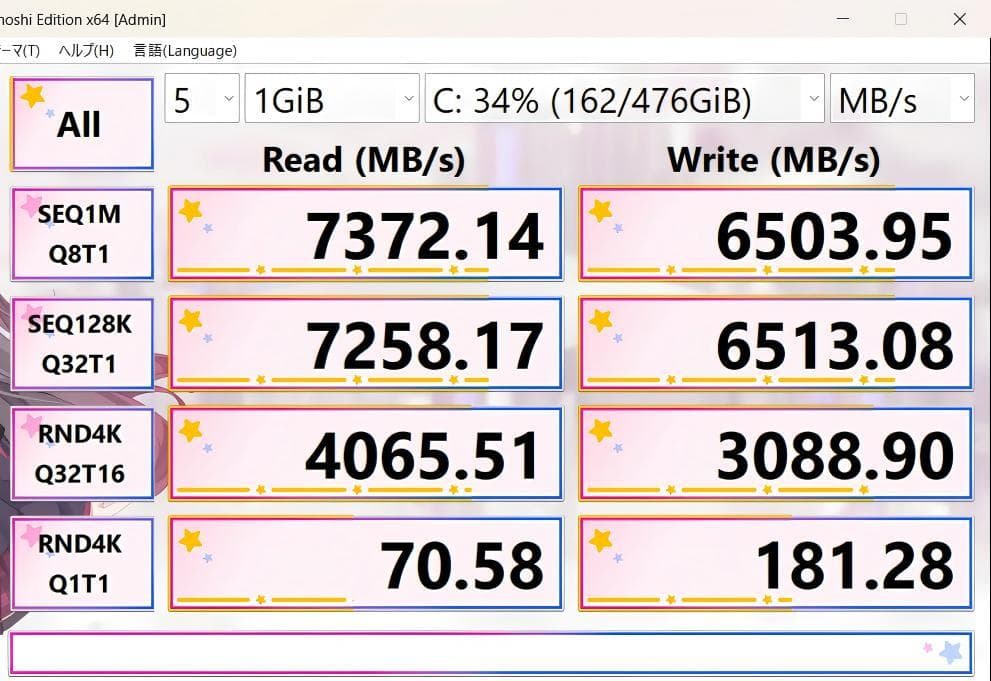 【新品未開封】FANXIANG M.2 SSD 1TB R:7450MB/s