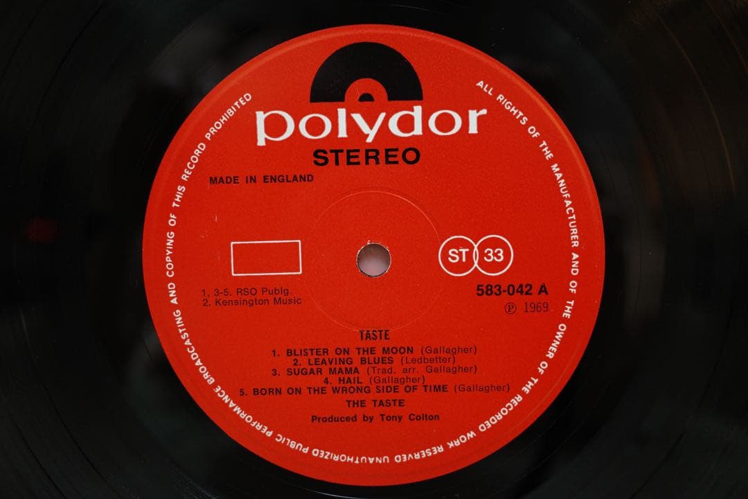 taste 1st album uk original 583042 美品 LP