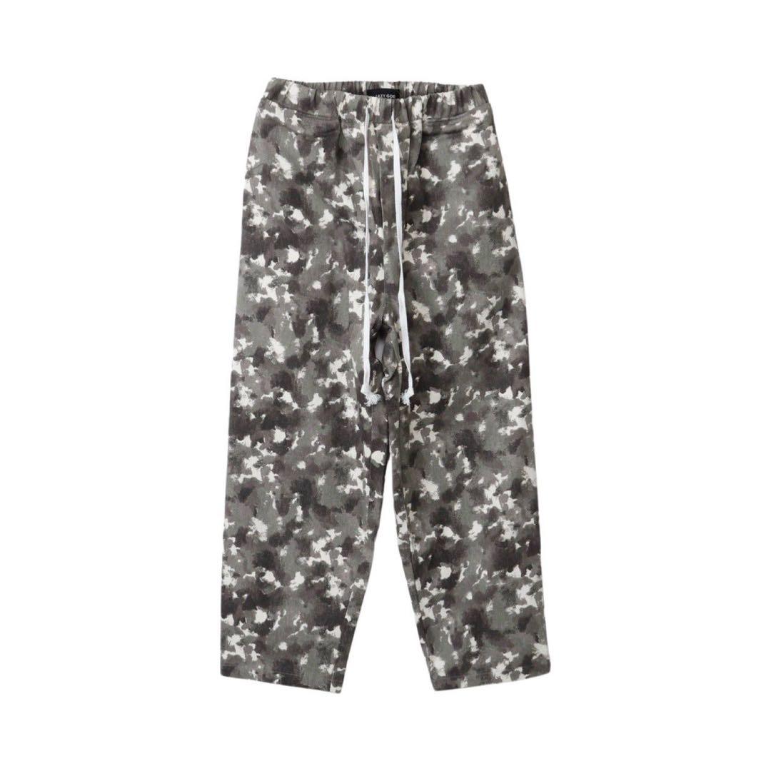 パンツ LAZY GOD BLACK CAMO GRAY LAZY PANTS