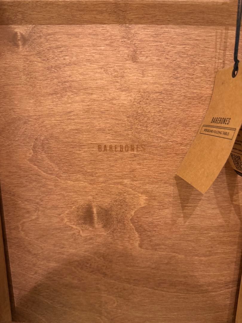テーブル・チェア・ハンモック BAREBONES Ridgeline Wood Folding Table