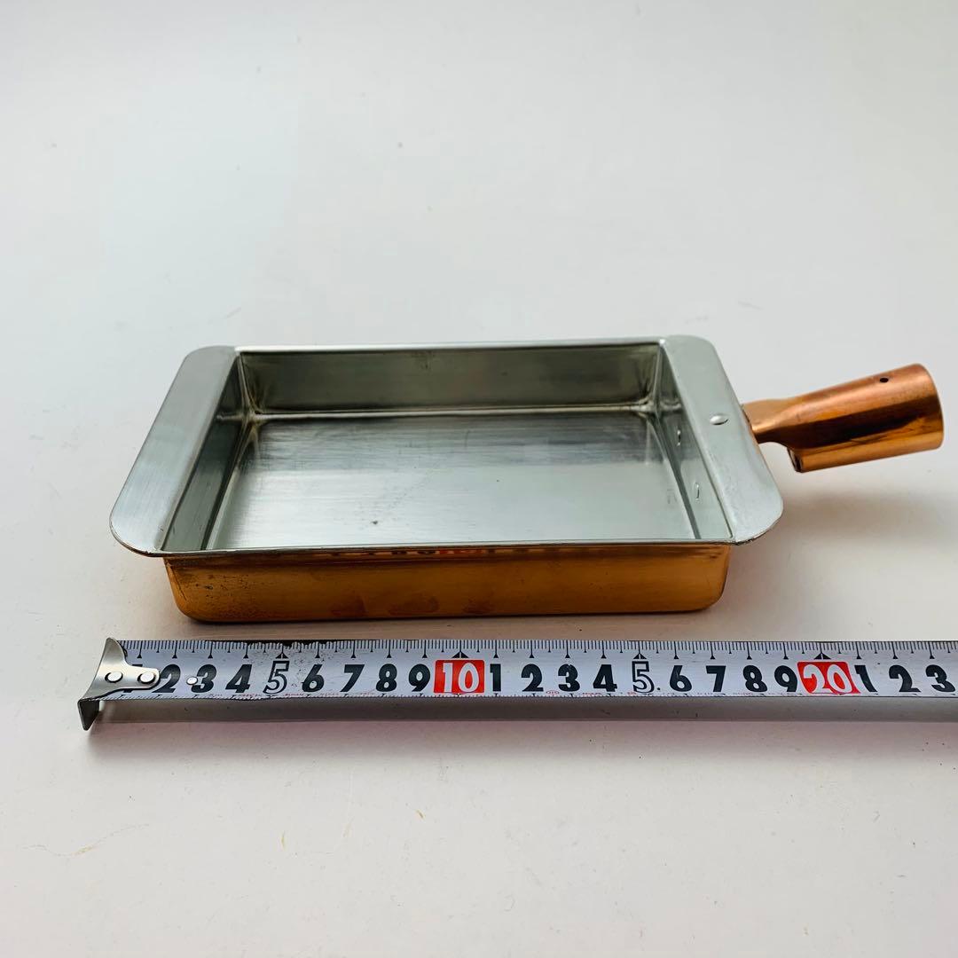 丸新銅器 銅製卵焼き器 12cm 関西型
