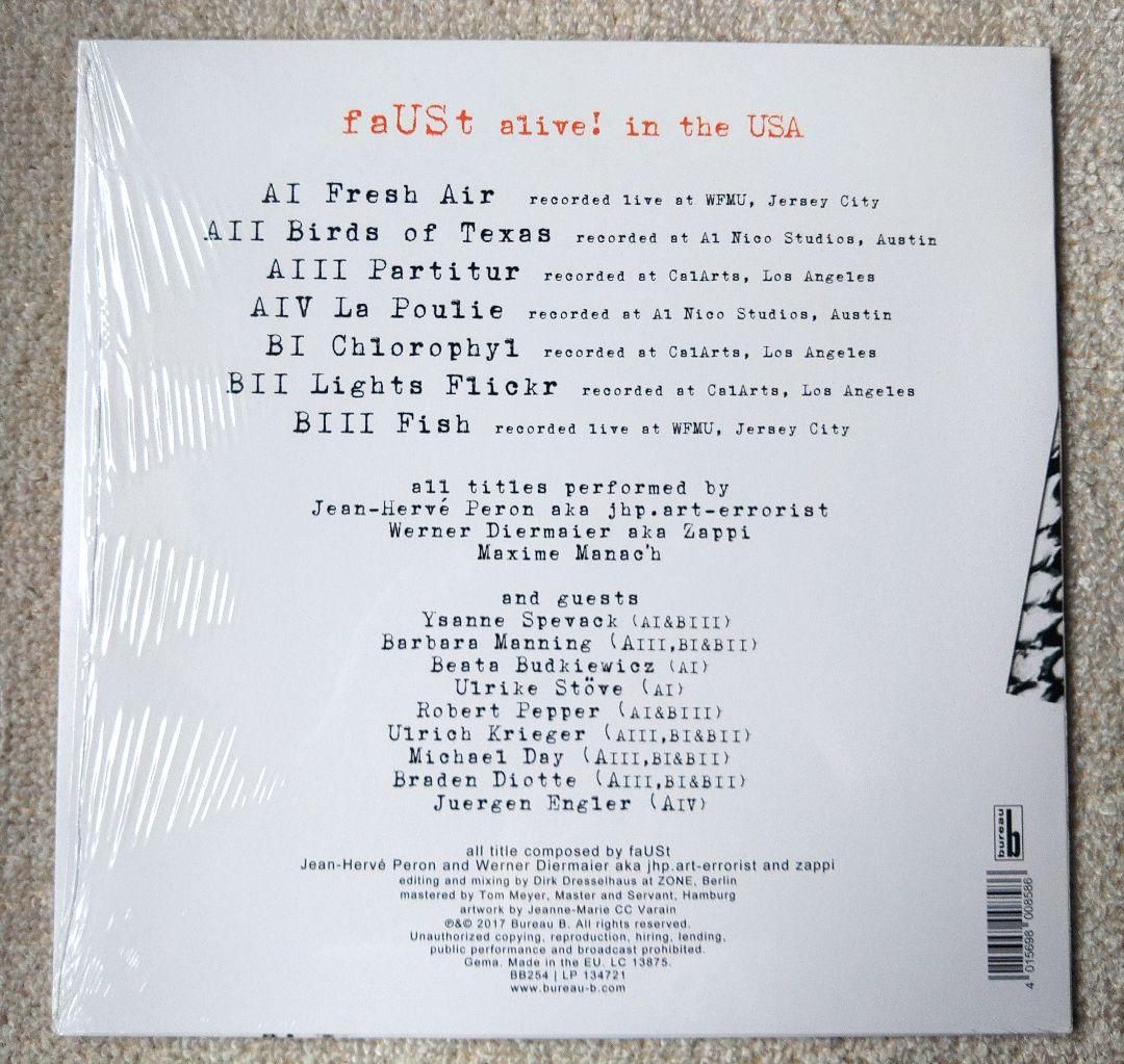 faUSt fresh air LPレコード CD