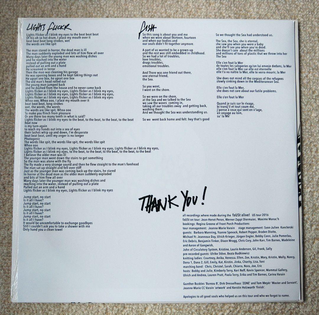 faUSt fresh air LPレコード CD