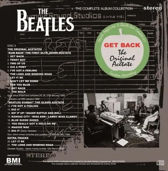 洋楽 BEATLES / GET BACK : THE COMPLETE ALBUM