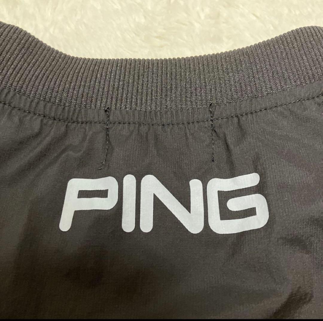 【美品】PING ピン ナイロンジャケット プルオーバー薄手 ゴルフウェアL