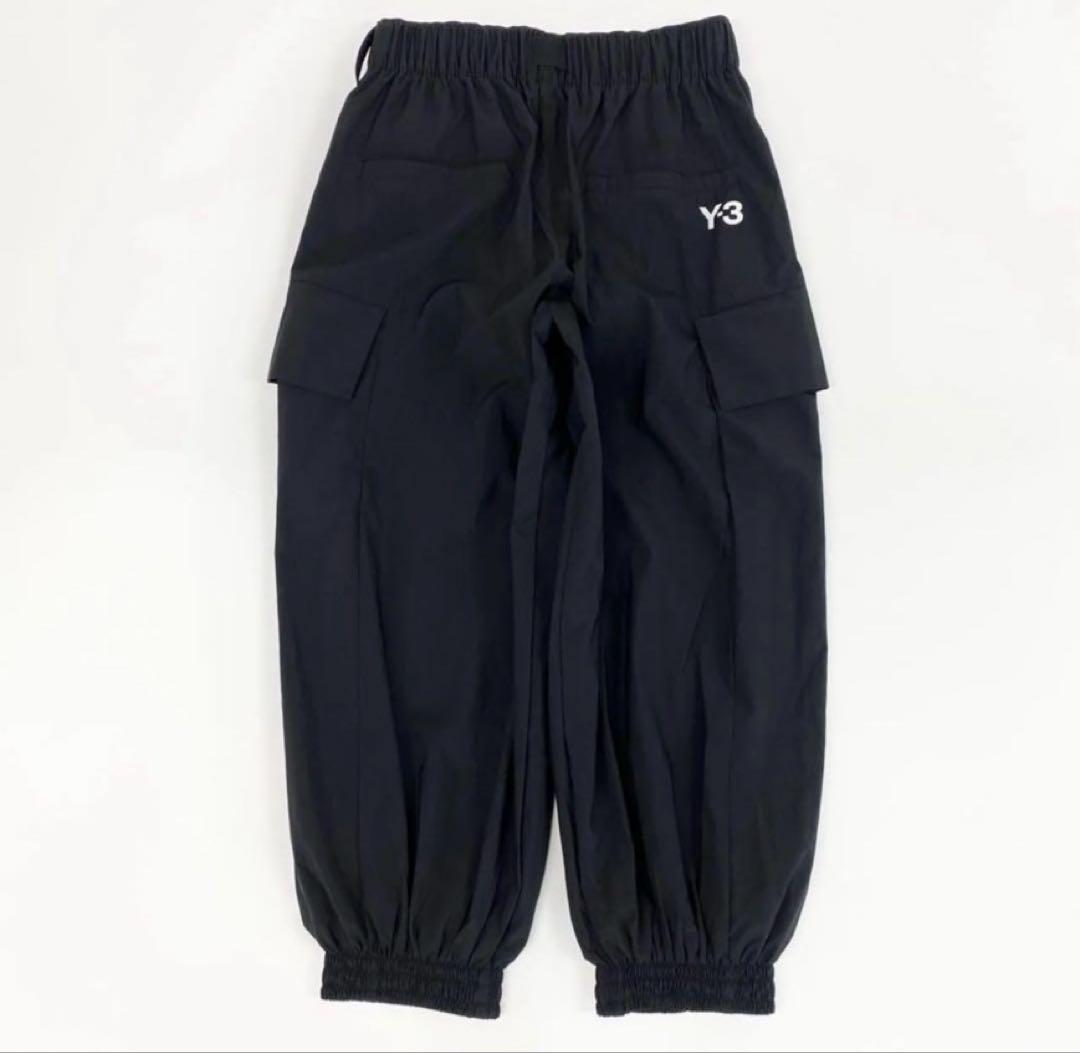 【美品】Y-3 NYL PANT ブラック ナイロンパンツ ワイドパンツ