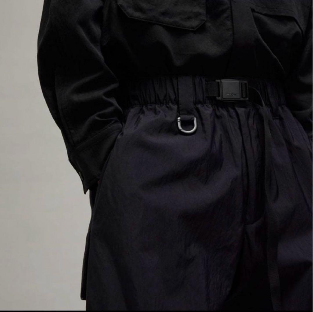 【美品】Y-3 NYL PANT ブラック ナイロンパンツ ワイドパンツ