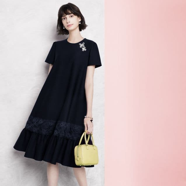 ルネ　Rela-Tech Dress ワンピース　ピンク　36