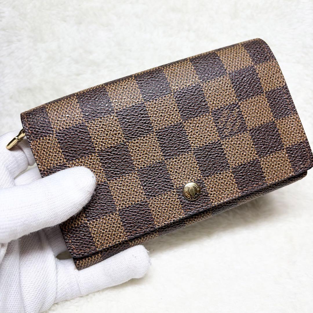 LOUIS VUITTON ルイヴィトン ダミエ 折り財布コンパクトウォレット