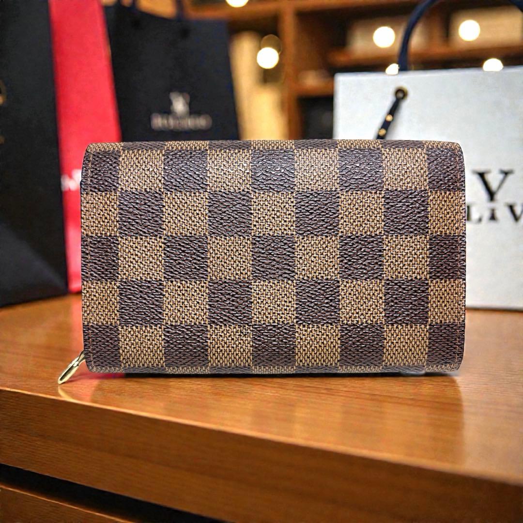 LOUIS VUITTON ルイヴィトン ダミエ 折り財布コンパクトウォレット