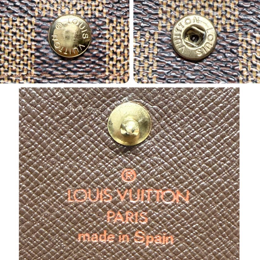 LOUIS VUITTON ルイヴィトン ダミエ 折り財布コンパクトウォレット