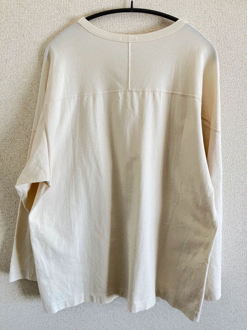 【COMOLI】旧型 フットボールTシャツ エクリュ サイズ1 希少
