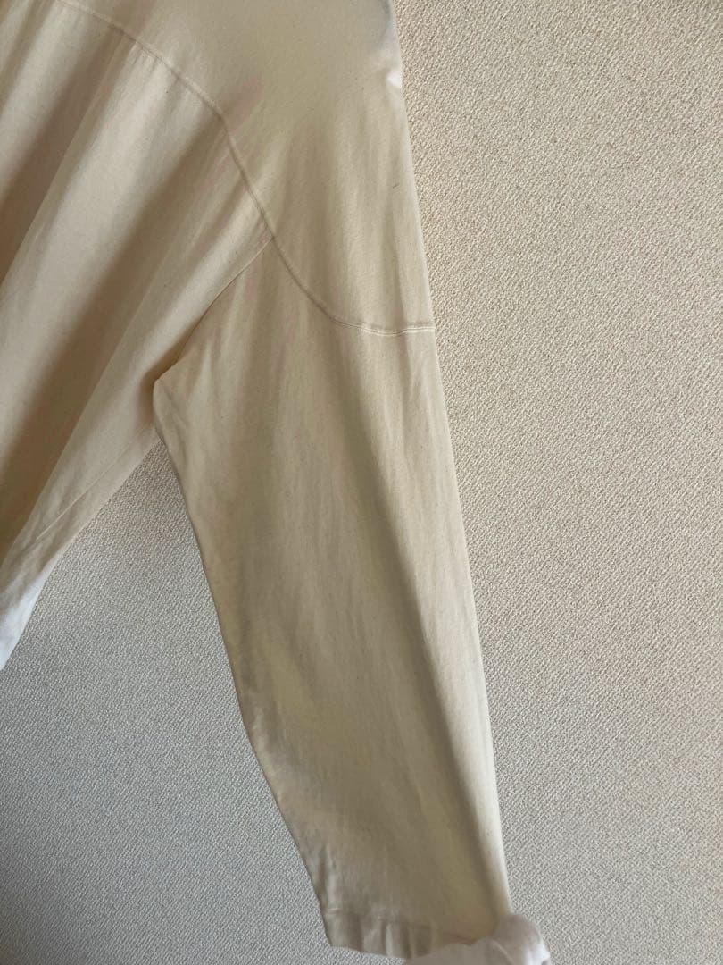 【COMOLI】旧型 フットボールTシャツ エクリュ サイズ1 希少