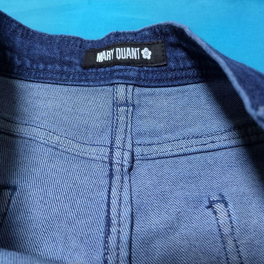 MARY QUANT （新品近）ストレートデニム ダークブルー