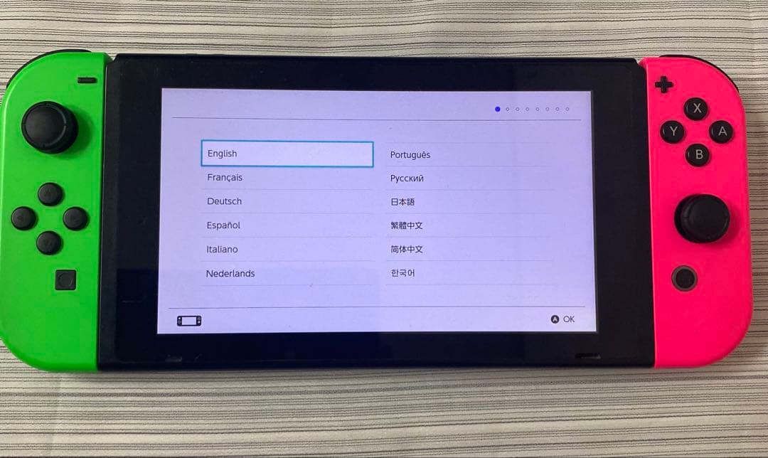 NintendoSwitch 本体ジョイコンストラップ ジャンク品 SDカード
