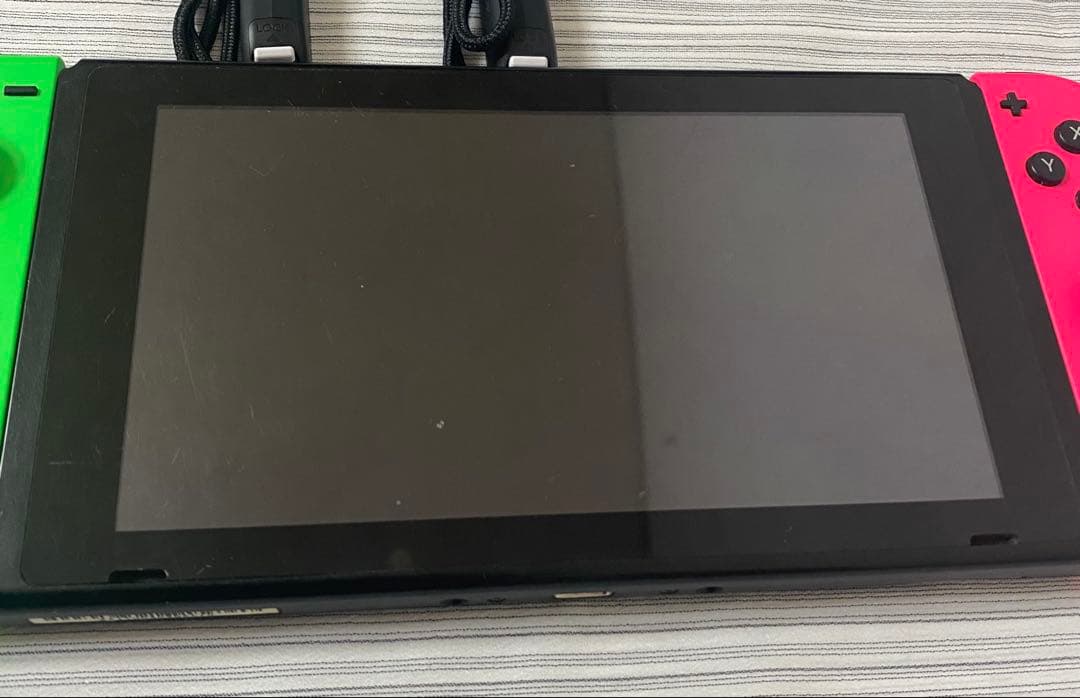 NintendoSwitch 本体ジョイコンストラップ ジャンク品 SDカード