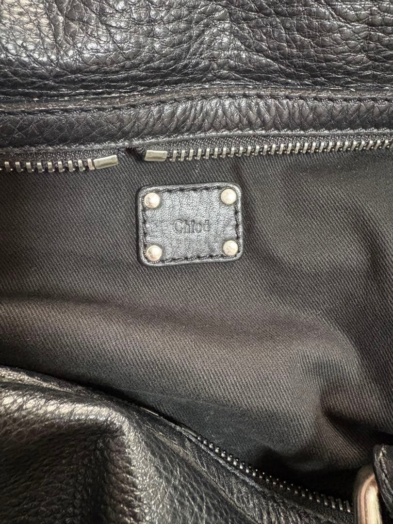 クロエ Chloe ミスターパディントン　ボストンバッグ　黒