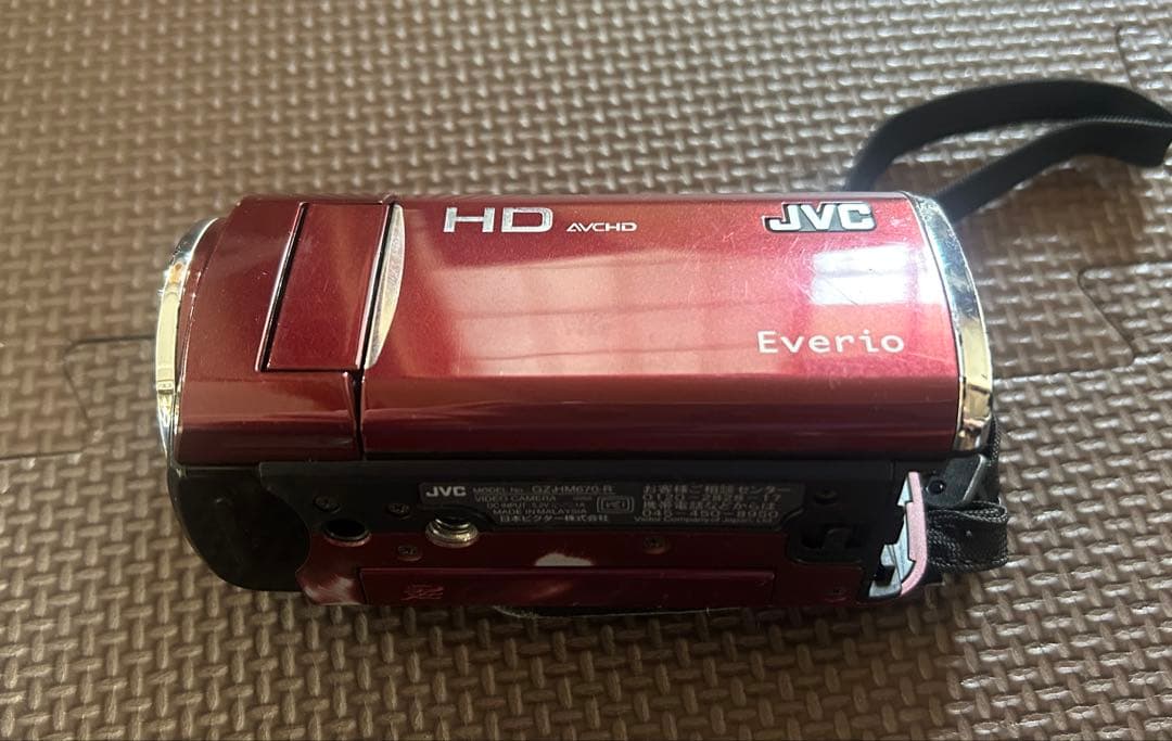 JVC GZ-HM670 赤 ビデオカメラ 予備バッテリー付き