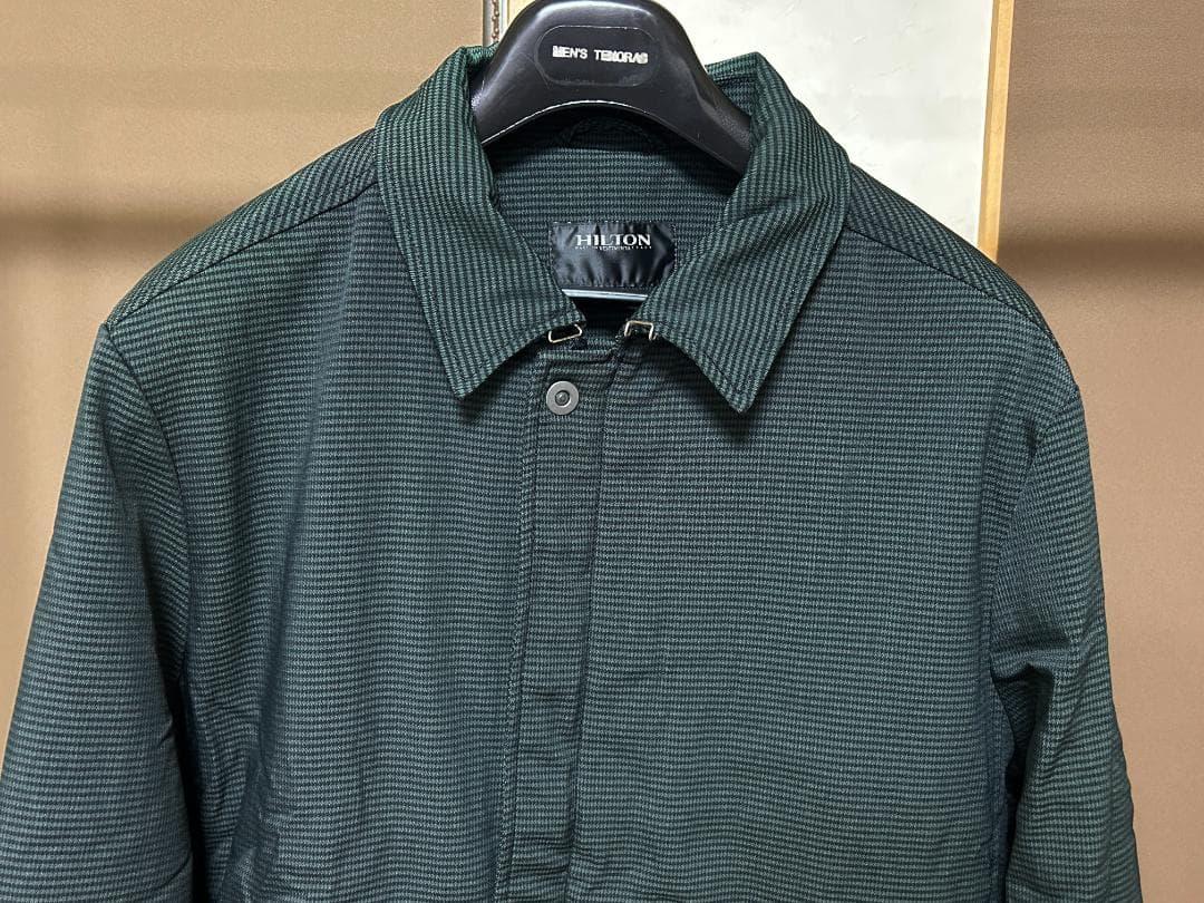 オールド　イタリア製!！　ヒルトンのナイロンブルゾン　(グレー系)　ＸＬ
