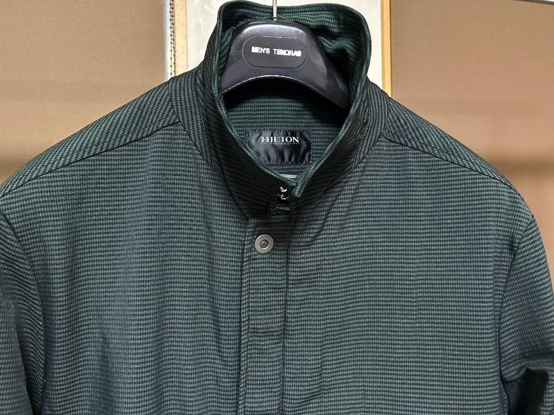 オールド　イタリア製!！　ヒルトンのナイロンブルゾン　(グレー系)　ＸＬ