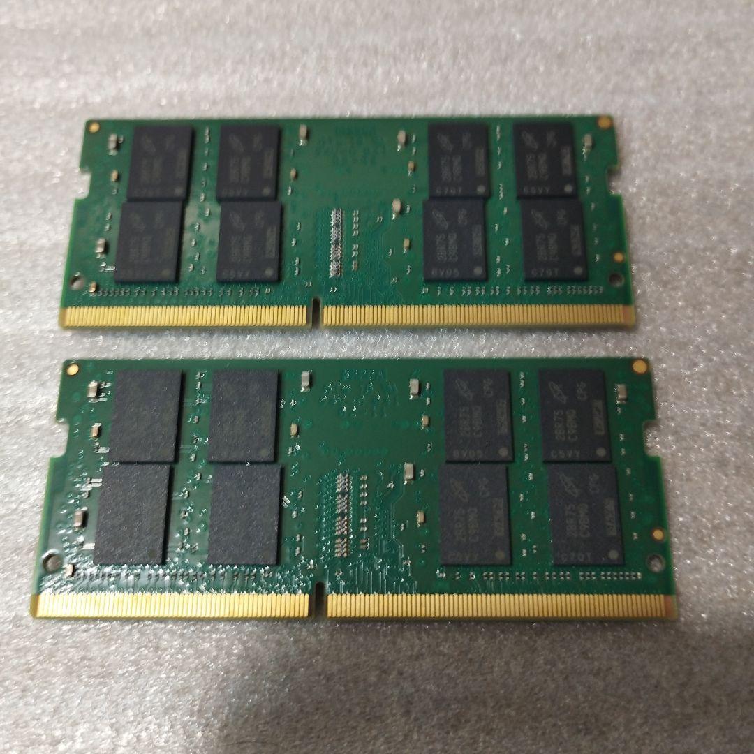 Crucial Micron ノート用メモリー DDR4 2666 16GBx2