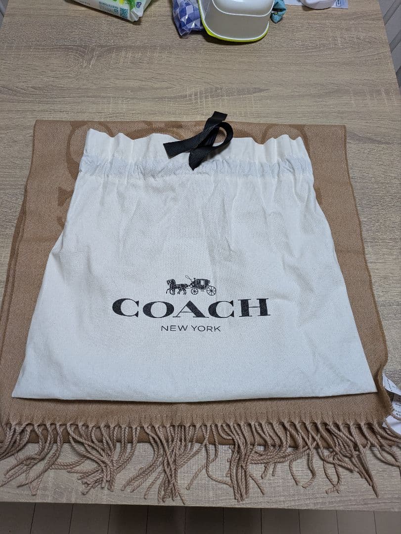 COACH ロゴパターン ストール