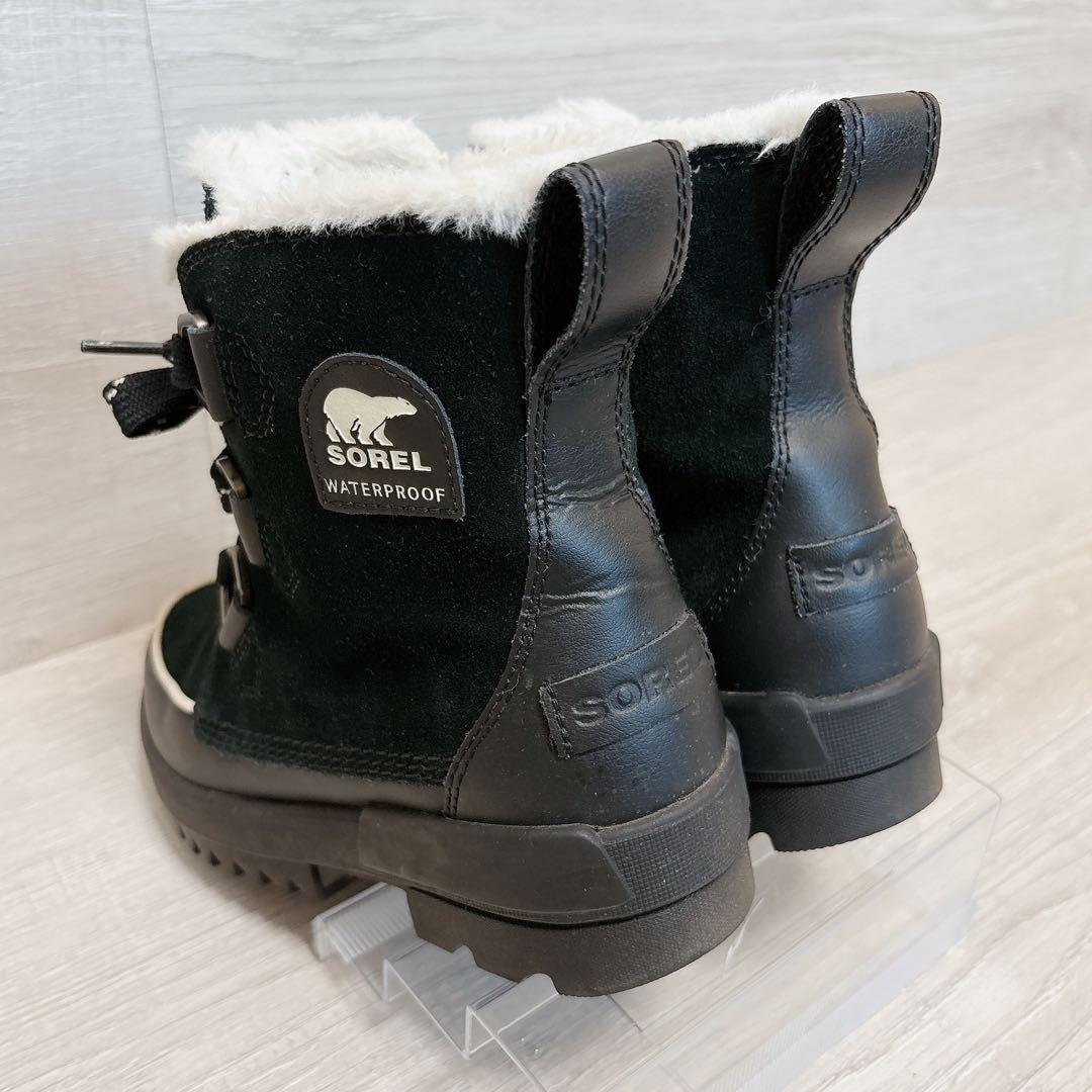 ⭐美品⭐ソレル SOREL ティボリ 4 ブーツ 黒 23.5㎝ 防寒 防水