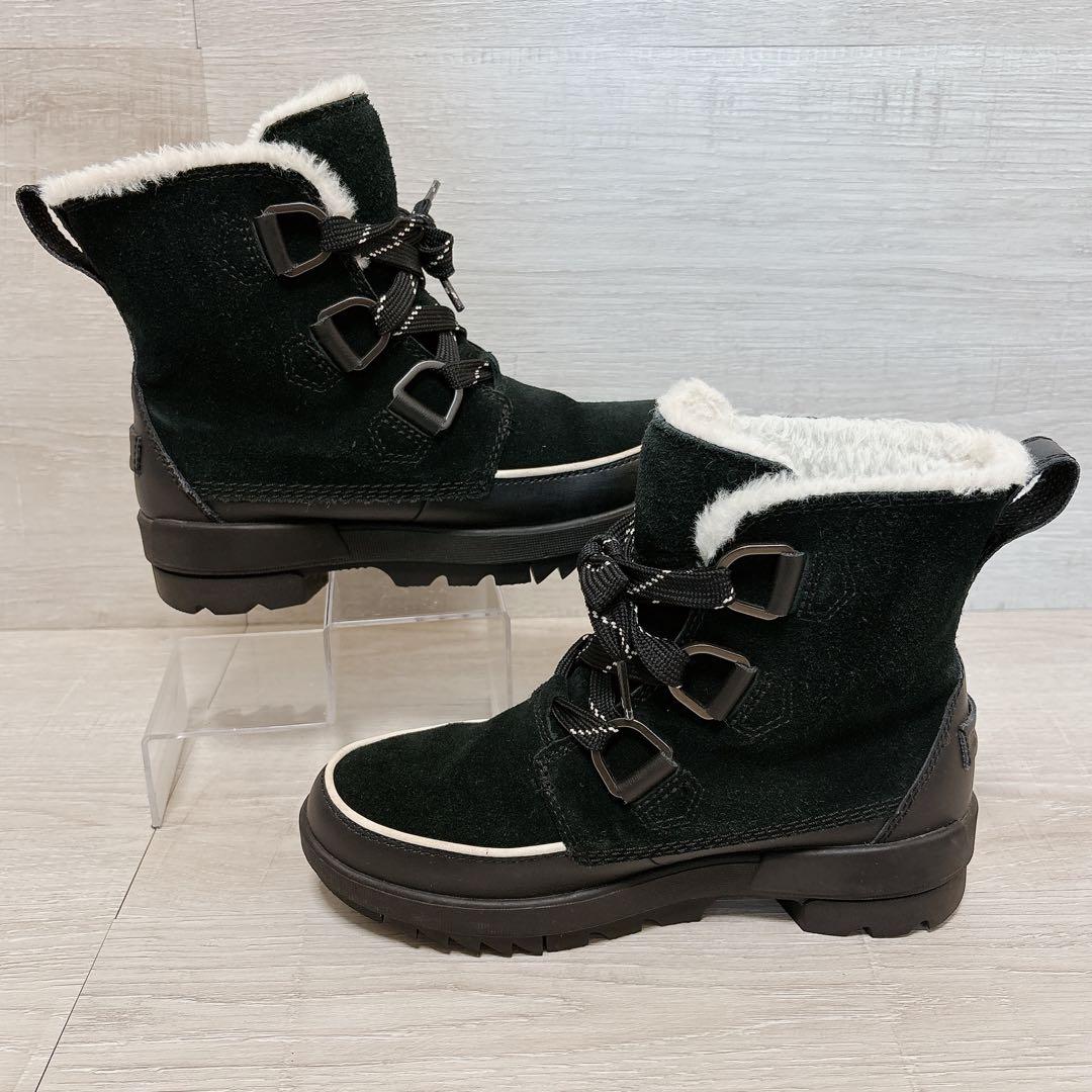 ⭐美品⭐ソレル SOREL ティボリ 4 ブーツ 黒 23.5㎝ 防寒 防水
