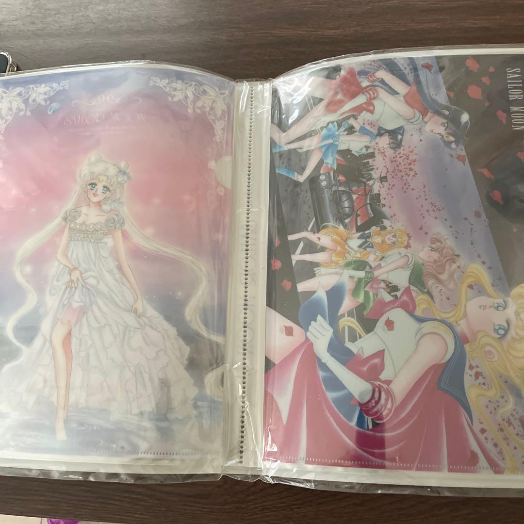 セーラームーン展　クリアファイルホルダー クリアファイル2枚付き